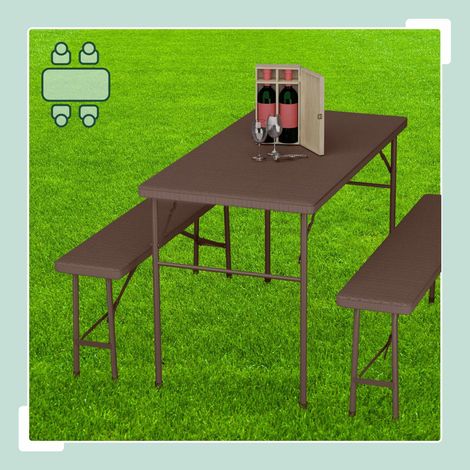 Juego de carpa de cerveza plegable de 3 piezas (1/5)