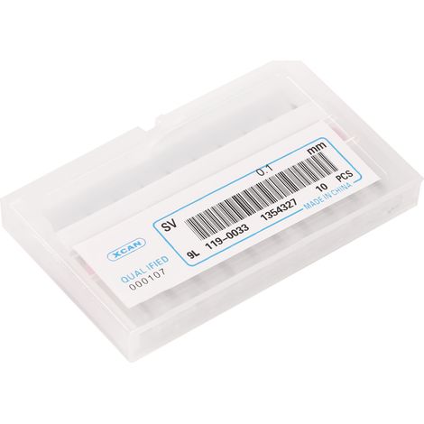 Kit d'outils de forets miniatures en carbure pour circuits imprimés (0,1 mm) (1/2)