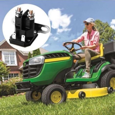 Solénoïde De Démarrage - 12 V - Pour Tondeuse Autoportée - Compatible John Deere Cub Cadet MTD Troy-Bilt - 1 Pièce (1/3)