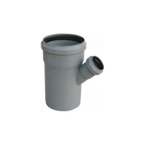 BRAGA DERIVAZIONE RIDOTTA HTEA 45° Diam PER TUBI SCARICO AD INNESTO 110/75 mm