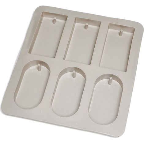 Molde de silicona para colgantes de fragancia B x6 (1/5)