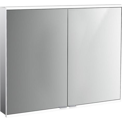 emco 800 Lichtspiegelschrank, Aufputz/Unterputz, 2 Türen, 1000mm, (1/3)