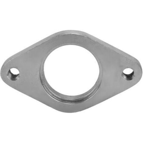 Bride D'échappement 38mm Acier Inoxydable 2 Boulon Externe Wastegate Bride Universelle pour Voitures Bride D'échappement Diamètre Intérieur du produit: 38mm / 1.5in (1/5)