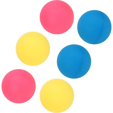 Lot de 6 balles de tennis de table REGAIL 3 étoiles en plastique ABS pour l'entraînement au ping-pong. (1/5)