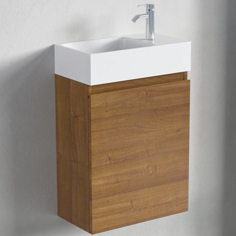 LOMAZOO Meubles de salle de bain en chêne chaleureux - Meubles WC