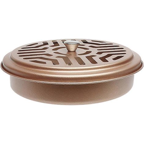 Multifunktionaler runder Räucherstäbchenhalter zur Mückenabwehr, wasserabweisende, flache Oberfläche für Mückenspiralen, praktischer Ständer für den Außenbereich.