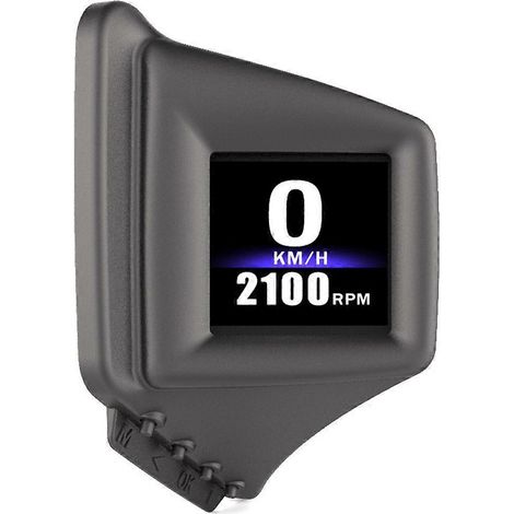 HUD Head-Up-Display OBD2+GPS Dual-Systemanzeige Fahrstoppuhr Geschwindigkeitsmesser