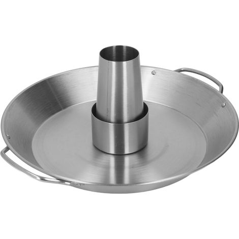 Grille à poulet réutilisable en acier inoxydable 430, fabriquée à partir de canettes de bière, pour rôtir à la maison (1/5)