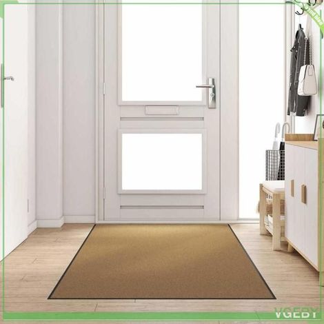 Paillasson - FAFEISY - 4100754 - 120 x 300 cm - Crème et noir - Polyamide & PVC (1/5)