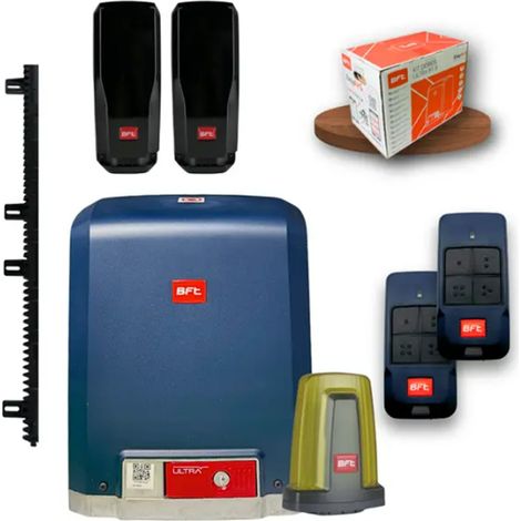 Kit DEIMOS BT B400 Motorisation coulissant BFT + crémaillère
