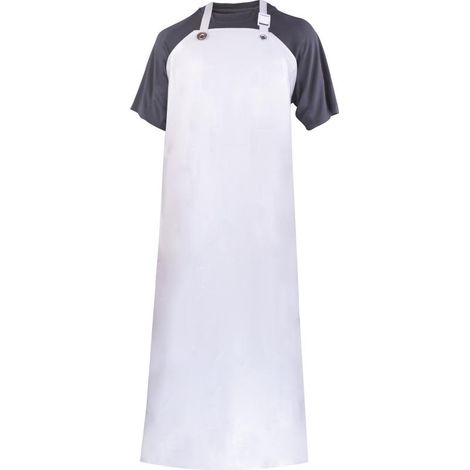TABLIER DELTA PLUS EN NITRILE / PVC BLANC- TABNIT (1/2)