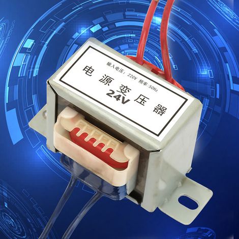 Tension de sortie CA 12 V/24 V, puissance d'entrée 10 W, transformateur d'alimentation simple (24 V) 220 V 50 Hz (1/5)