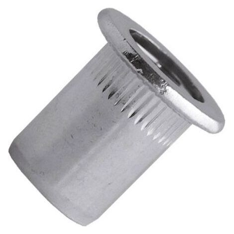 Ecrous crantés acier tête plate M10X30 boîte de 100 - SCELL-IT - TCD1030 (1/4)