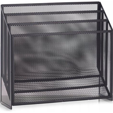 Zeller Revistero diseño moderno antracita 29,5 cm (1/3)