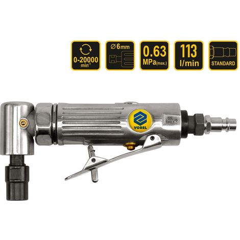Winkelschleifer Druckluftschleifer Stabschleifer Druckluft Schleifer Schnellschleifer ø: max. 6 mm (1/5)