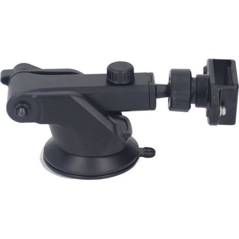 Support Voiture Radio Deux Voies - Ventouse Pare-Brise - Bras Rétractable 10 à 15 cm - Compatible Talkie Walkie Avec Clip Ceinture - 1 Pièce (1/5)