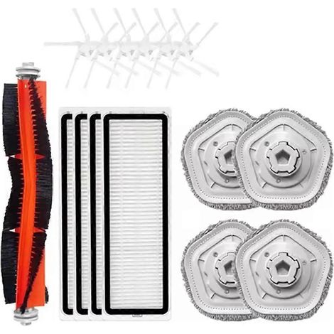 Filtre pour aspirateur brosse pour aspirateur Filtre de brosse pour aspirateur filtre de Bot W10 /W10 PRO Accessoires Robot Aspirateur HEPA Filtre Main Side Brosse Serpillière Cloth Pad Rep (1/5)