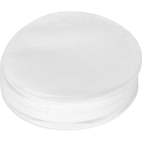 100 PCS 60MM White Coffee Filter Paper Round Filter Paper Replacement for Coffee Mocha, Heat Resistance (1/5)