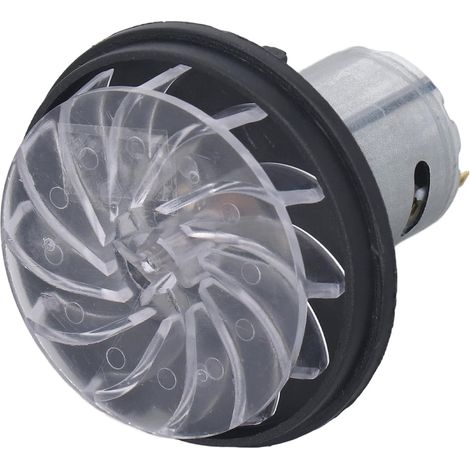 Ventilateur Moteur Pistolet à Air Chaud 12V DC, Pièce de Rechange en Alliage D'aluminium, Laiton et ABS, env. Ø 60 × 59 Mm (1/5)
