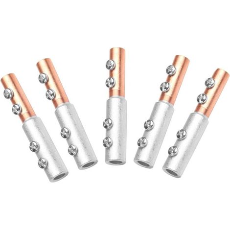 Kupfer-/Aluminium-Klemmenblock-Set, Übergangsverbinder, Parallelverbindungsvorrichtung, 5 Stück (1/5)