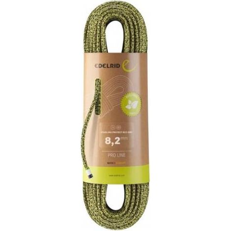 Cuerda impermeable ecológica Starling Protect de 8,2 mm y 70 m, color amarillo noche, EDELRID