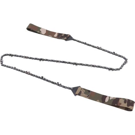 Tronçonneuse de Poche Portable, Scie à Main Haut de Gamme, Taille Manuelle, Tronçonneuse Portable de Survie en Plein Air Camping en Acier au Manganèse (1/4)