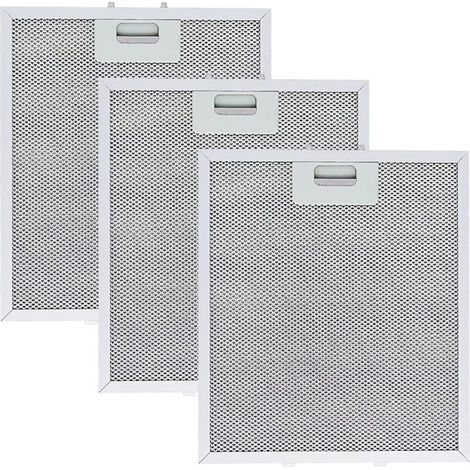 3 pièces Filtre à Graisse Métallique pour Hotte Aspirante 305 x 267mm ,filtres pour hotte aspirante de cuisine,Filtre en Maille Accessoire Hotte Aspirante pour Hottes de Cuisine (1/5)