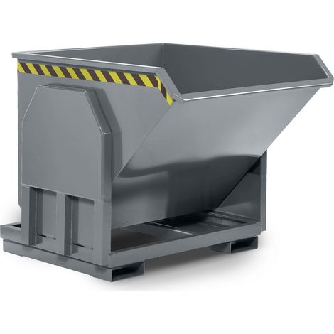 R+R Industrietechnik Schwerlastkipper Typ RMK-120 1640x1330x1030mm 1200dm³ RAL 7005 Mausgrau