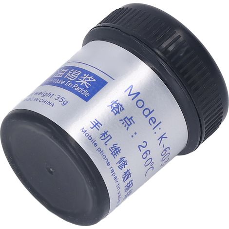 Pâte à braser haute température antioxydante pour réparation téléphone portable et soudure BGA ordinateur, étain sans nettoyage (1/5)