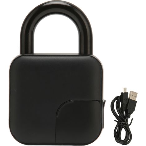 Serrure électronique à empreinte digitale étanche pour porte, valise, salle de sport, école, bureau et vélo (1/5)