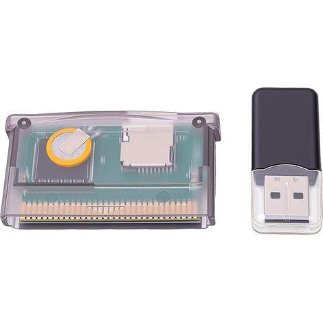 2GB Flash Cartridge Card for SP NDSL IDS Systems, FAT Format, Easy Navigation, Reliable Brand Card Reader Included (Black/Transparent) (1/5)
