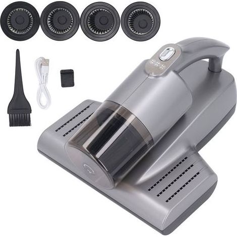 Aspirateur à matelas sans fil, aspiration 15kpa, 57000 tr/min, avec lumière UV C et ultrasons, pour lit et canapé (1/5)