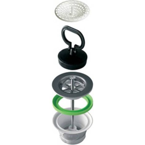 6 x BL PILETTA P/LAVELLO INOX 1.1/2D.70