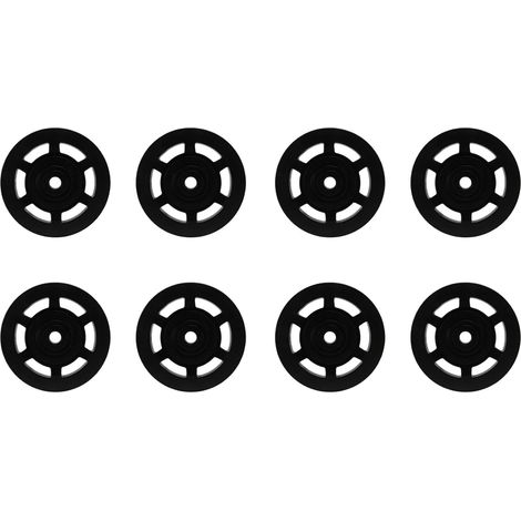 8X Poulie A Roulement Noir 95 mm Equipement de Gymnastique par Cable Inusable L'Equipement de Conditionnement Physique (1/5)