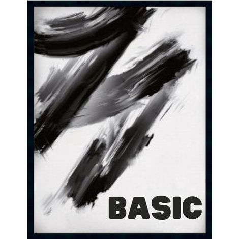 Cadre photo basique en MDF 50x70 cm noir 1 pc. (1/5)