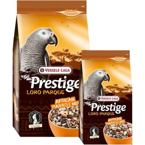 Versele Laga Prestige Loro Parque Mix Afrikanischer Papagei - 2,5 kg Futter für Graupapageien und Afrikanische Papageien