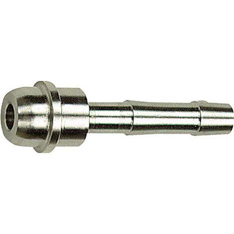 Riegler Tülle, Kugelnippel, für LW 6, für Überwurfmutter G 1/4, ES 1.4571 (1/3)