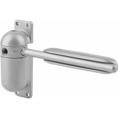 ressort de porte automatique monté en surface réglable de ferme-porte durable réglable pour la fermeture automatique(Gris) (1/4)