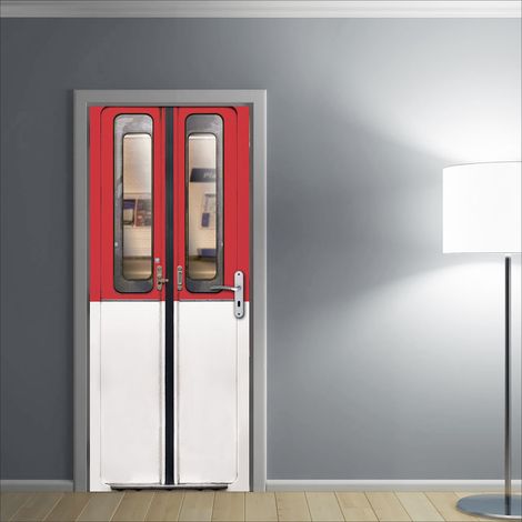 Sticker mural autocollant trompe l'oeil 60x170cm - Déco intérieure métro parisien - Décorez votre maison avec style (1/2)
