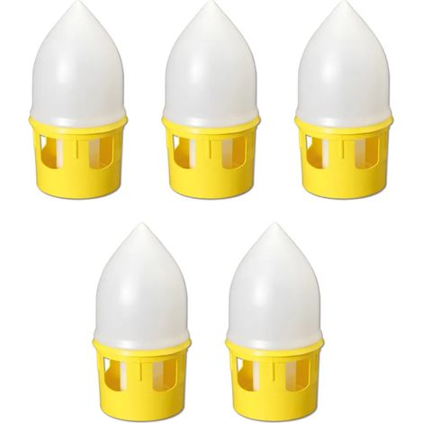 Lot de 5 Abreuvoirs siphoïde pour pigeons 5L - RIVER (1/5)