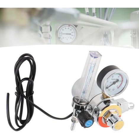 Régulateur de pression pour bouteille de CO2, vanne de régulation de pression pour bouteille de dioxyde de carbone, manomètre 36 V pour poste à souder MIG (1/5)