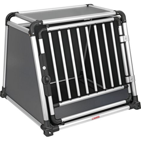 Premium, Trasportino In Lega Di Alluminio, Specifico Per Il Trasporto Di Animali In Auto - Type 5 - 75 X 75 X H 66 Cm (1/5)