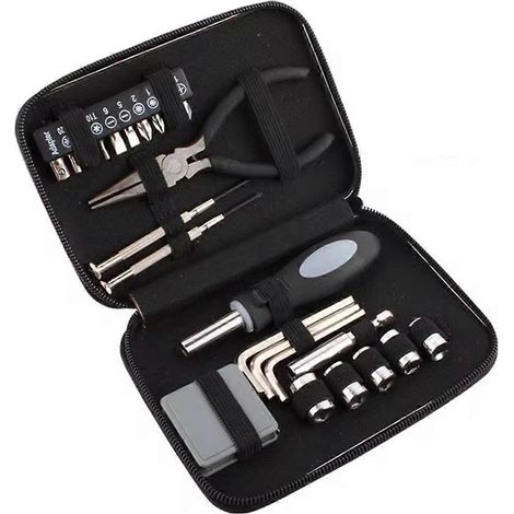 Trousse d'outils à main pour la maison, pince à bec fin portable, outils de réparation --- (1/5)