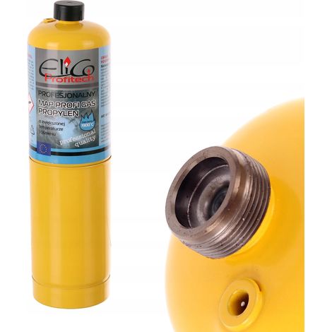 GTU02 Elico MAPP Profi Gas 400g filettatura USA 1""-20 UNEF (1/4)