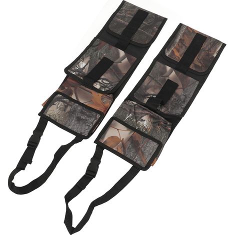 Paire de porte-cannes à pêche pour siège arrière de voiture, en tissu Oxford 600D, couleur camouflage, faciles à installer. (1/5)