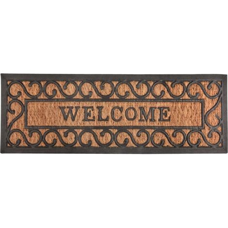 Welcome - Rubber & Coir Doormat - (RB169)