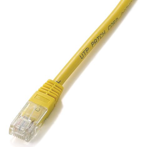 LATIGUILLO U/UTP CATEGORIA 5e 7.5M COLOR AMARILLO (1/2)