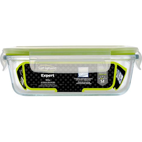 Boîte à lunch San Ignacio hermétique verre borosilicaté 640 ml (1/2)
