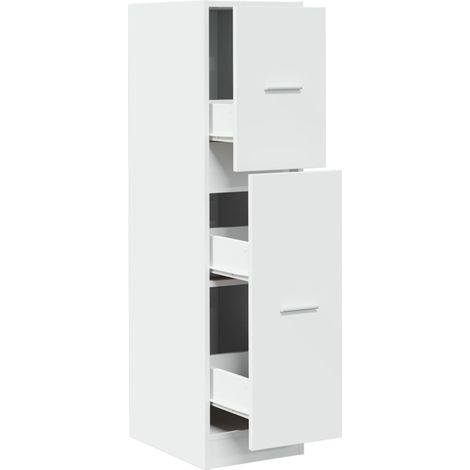 Maison Exclusive - Armadietto da Farmacia Bianco 30x41x118 cm in Truciolato