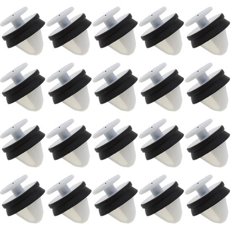 Clips de Garniture de Couvercle de Rail de Guidage de Porte Coulissante en Plastique 7H0843514 7E0843514 Compatible avec Transporter T5 2009-2015 Clip de Porte Latérale de Voiture (1/5)